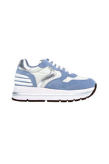 Voile Blanche Women's Sneakers in Leather and Fabric