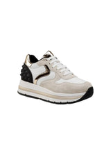 Voile Blanche Women's Sneakers with Studded Back Effect