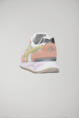 W6YZ Women's Sneakers in Suede and Technical Fabric