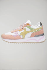W6YZ Women's Sneakers in Suede and Technical Fabric