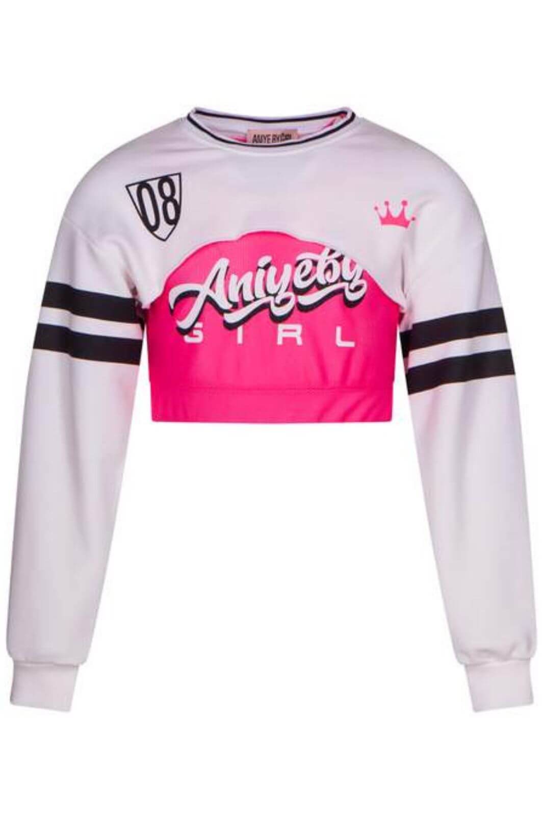 Sudadera corta y top de malla Aniye by Girl para niñas