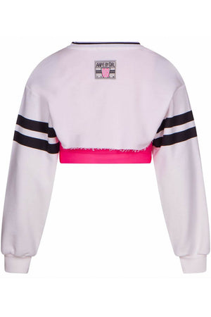 Sudadera corta y top de malla Aniye by Girl para niñas