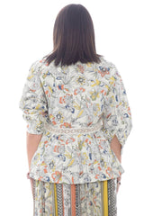 Blusa de mujer Ermanno flores