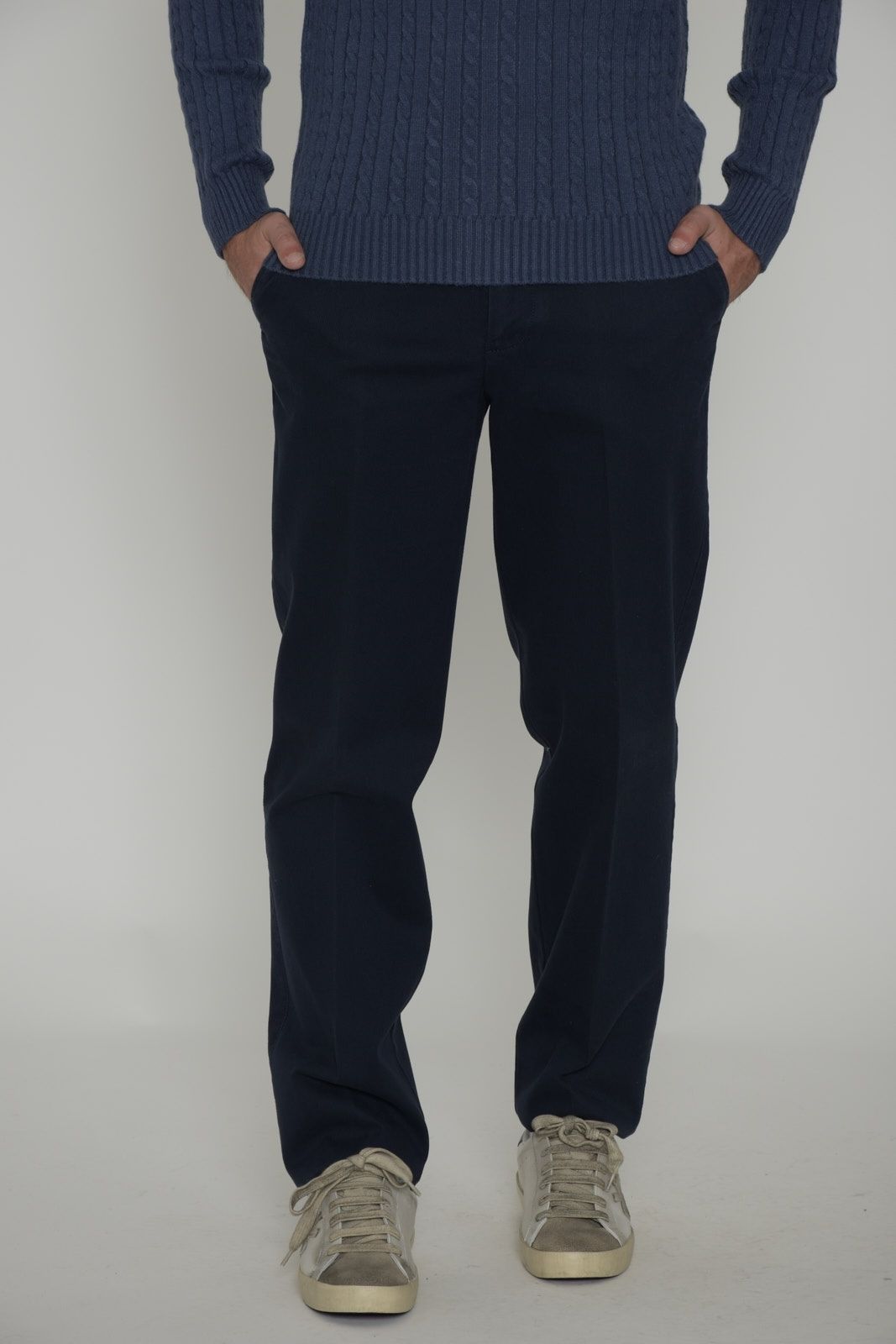 Brooksfield Pantalone Uomo chino in gabardina