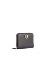 Pinko portafoglio donna QUADRATO ZIP-AROUND IN PELLE taylor zip
