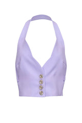 Pinko women's stretch crepe gilet GIOVIALE