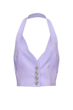 Pinko women's stretch crepe gilet GIOVIALE