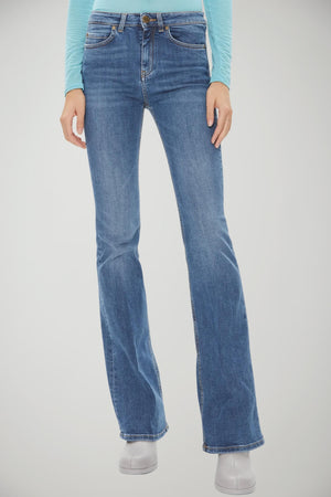 Pinko Women's Jeans FLORA NO BELT FLARE
