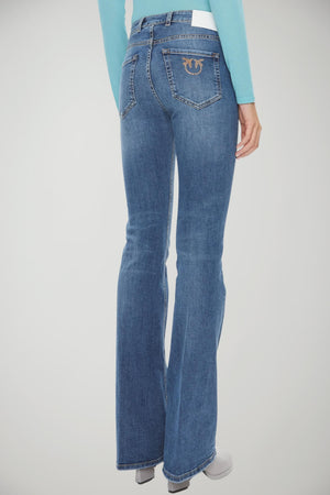 Pinko Women's Jeans FLORA NO BELT FLARE