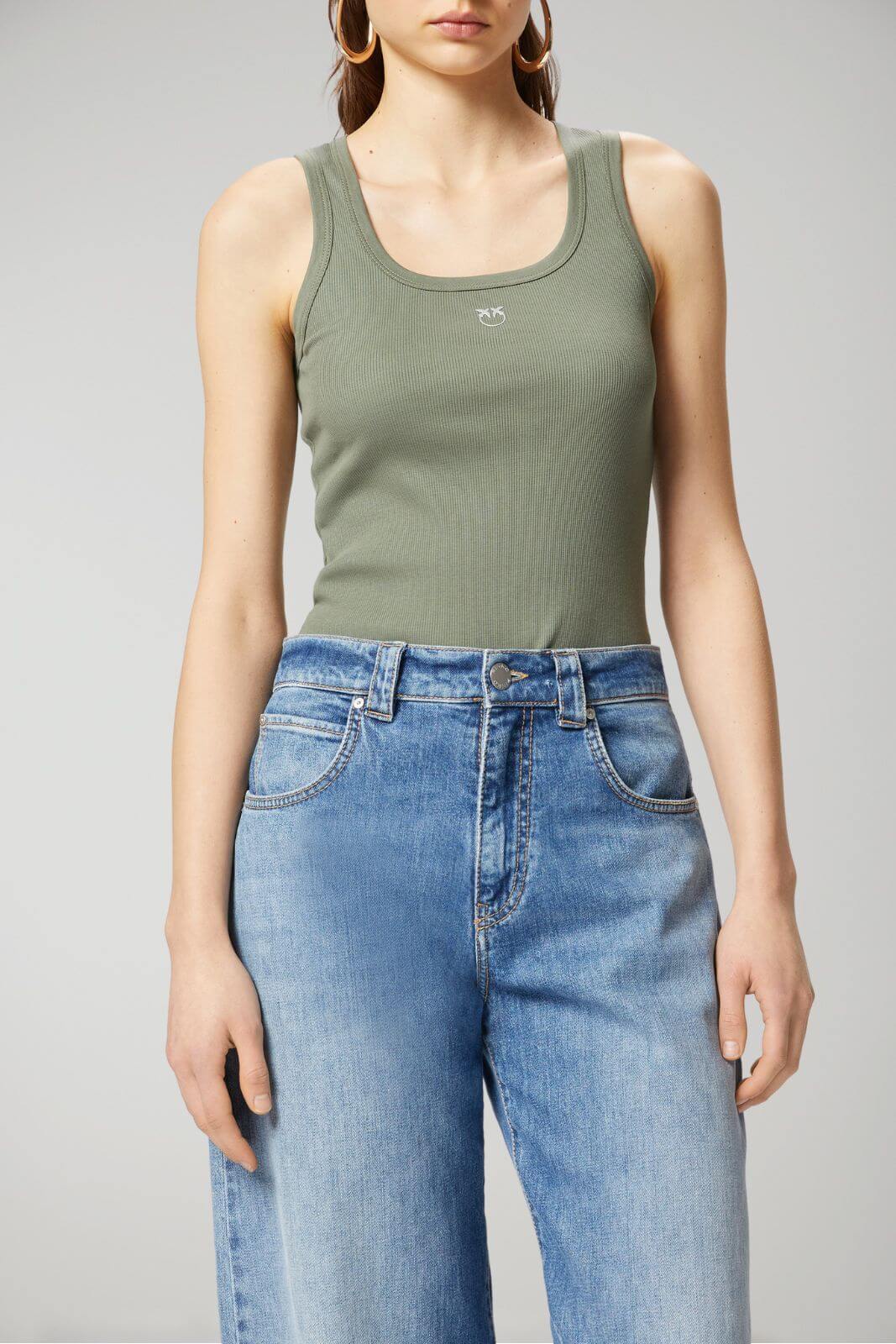 Camiseta de tirantes de mujer Pinko CALCULADORA