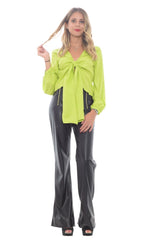 Pinko PARAGAS women's trousers in imitation leather