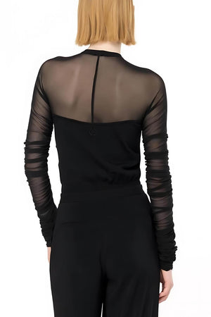 Cárdigan de mujer Pinko con mangas de tul GELSO