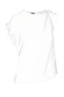 Blusa de mujer Pinko de georgette con rizos TINDARO
