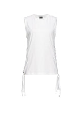 Pinko Women's Sleeveless T Shirt with Crossed Strings TAXI DRIVER
