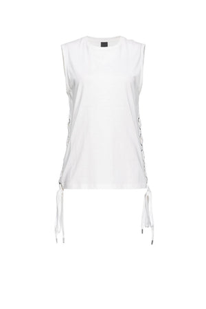 Pinko Women's Sleeveless T Shirt with Crossed Strings TAXI DRIVER