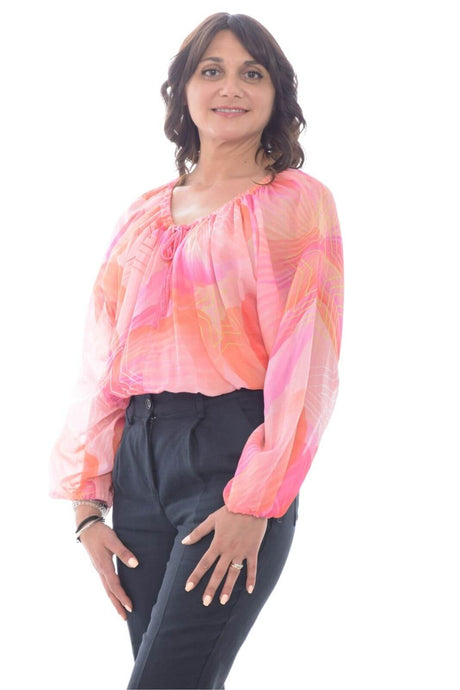 Forte Forte Women's Blouse with Drawstring Neck