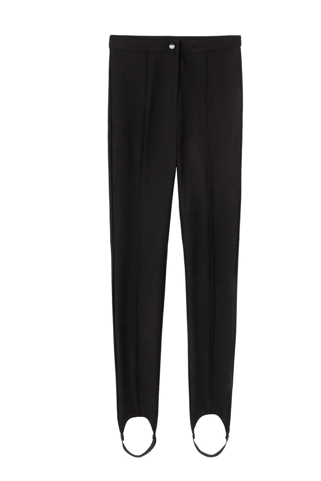 Pantaloni Moderni Aderenti PINSV Da Donna: Nero, Taglia S, Vita Alta, Elasticizzati, In Rayon/Nylon/Spandex