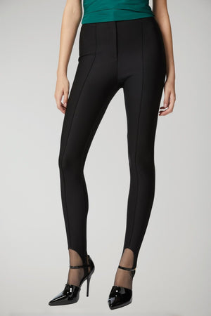 Pinko Plauto women's tight-fitting technical trousers with stirrup