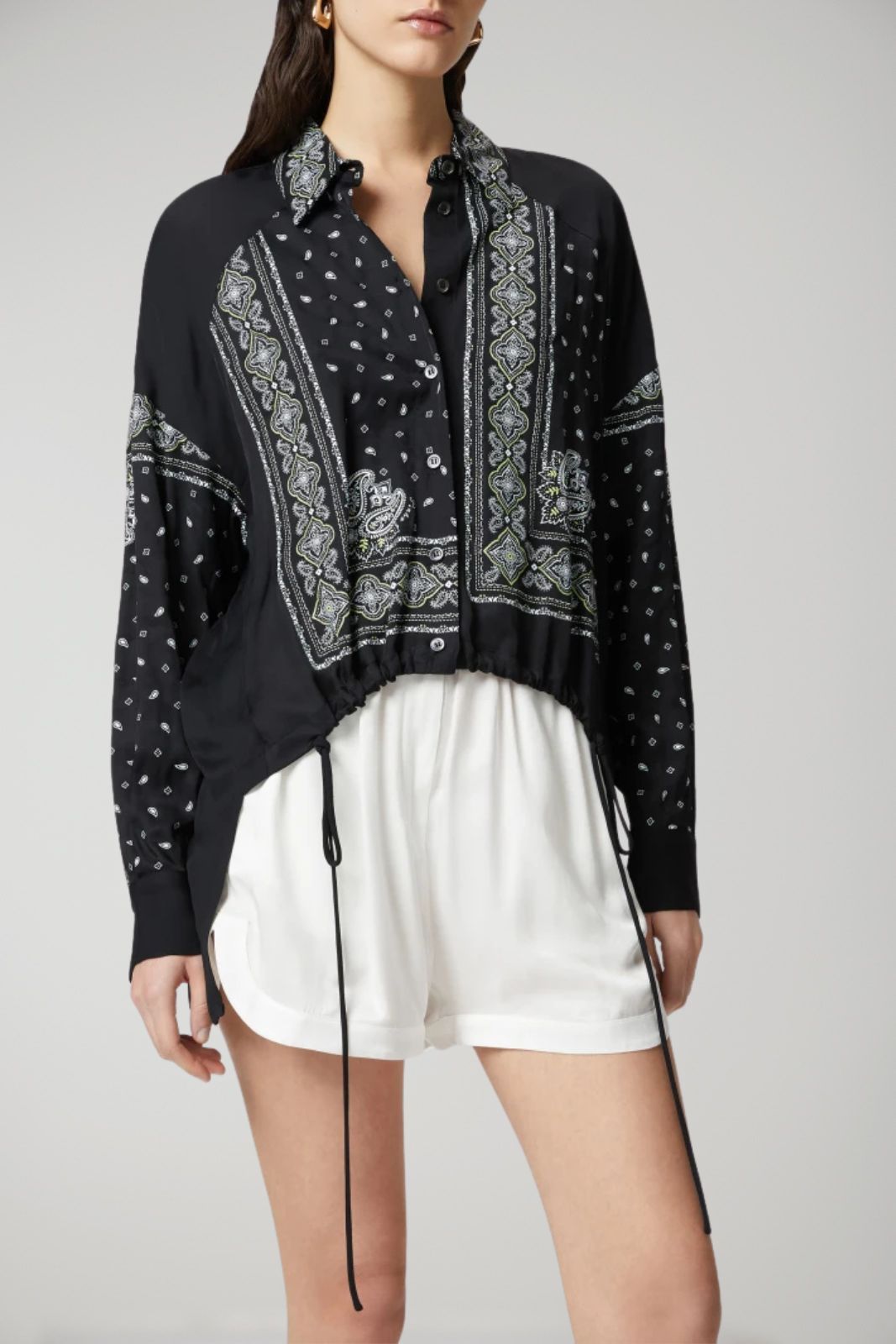 Camisa de mujer Pinko con estampado de bandana