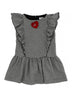 Vestido pata de gallo Monnalisa para niña
