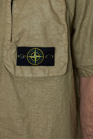 Camisa de hombre Stone Island ORGANIC LOOK NYLON PANAMA-TC