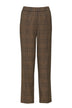 1961 Milano Pantaloni slip-on in fantasia principe di Galles con vita elastica