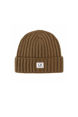 CP Company Cappello Uomo in lana a coste / Kaki