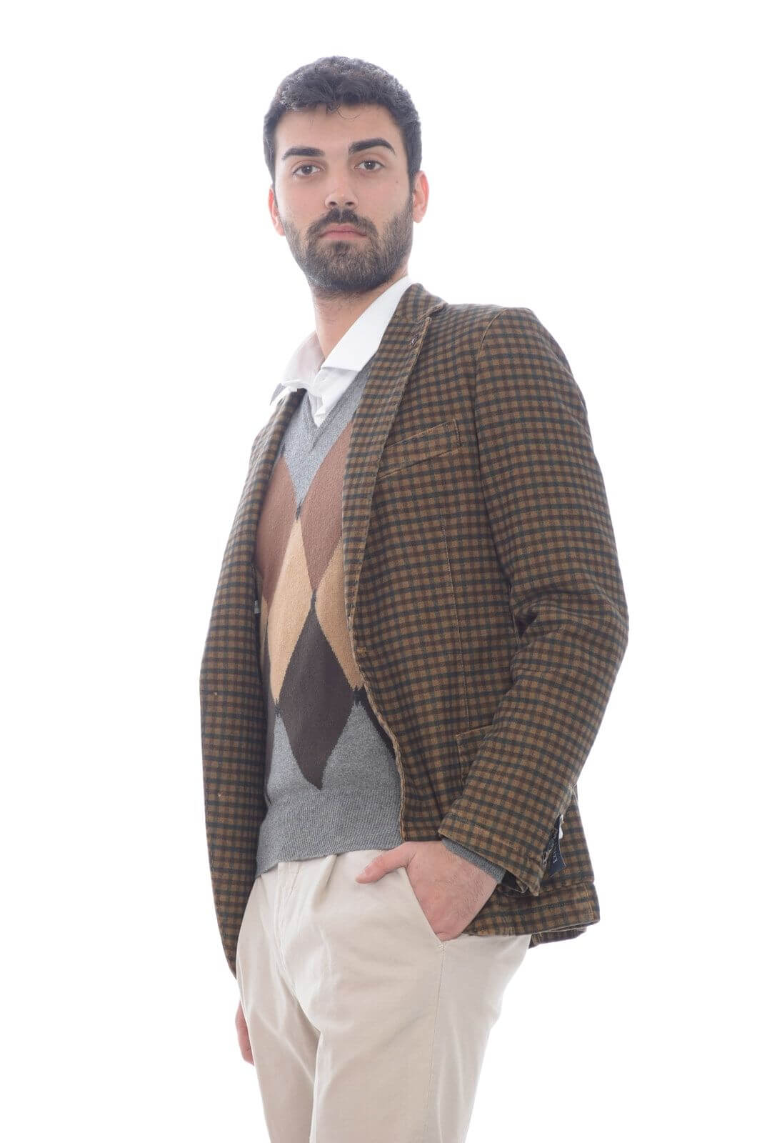 Exigo Men's Checked Jacket