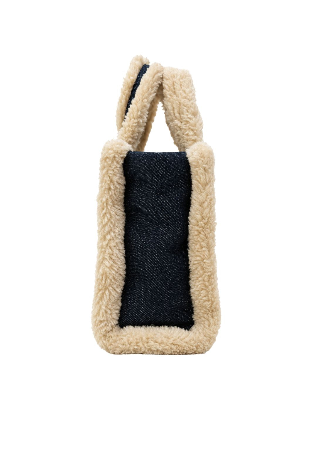 MC2 Saint Barth Borsa Donna Vanity Mini Shearling Denim Dark