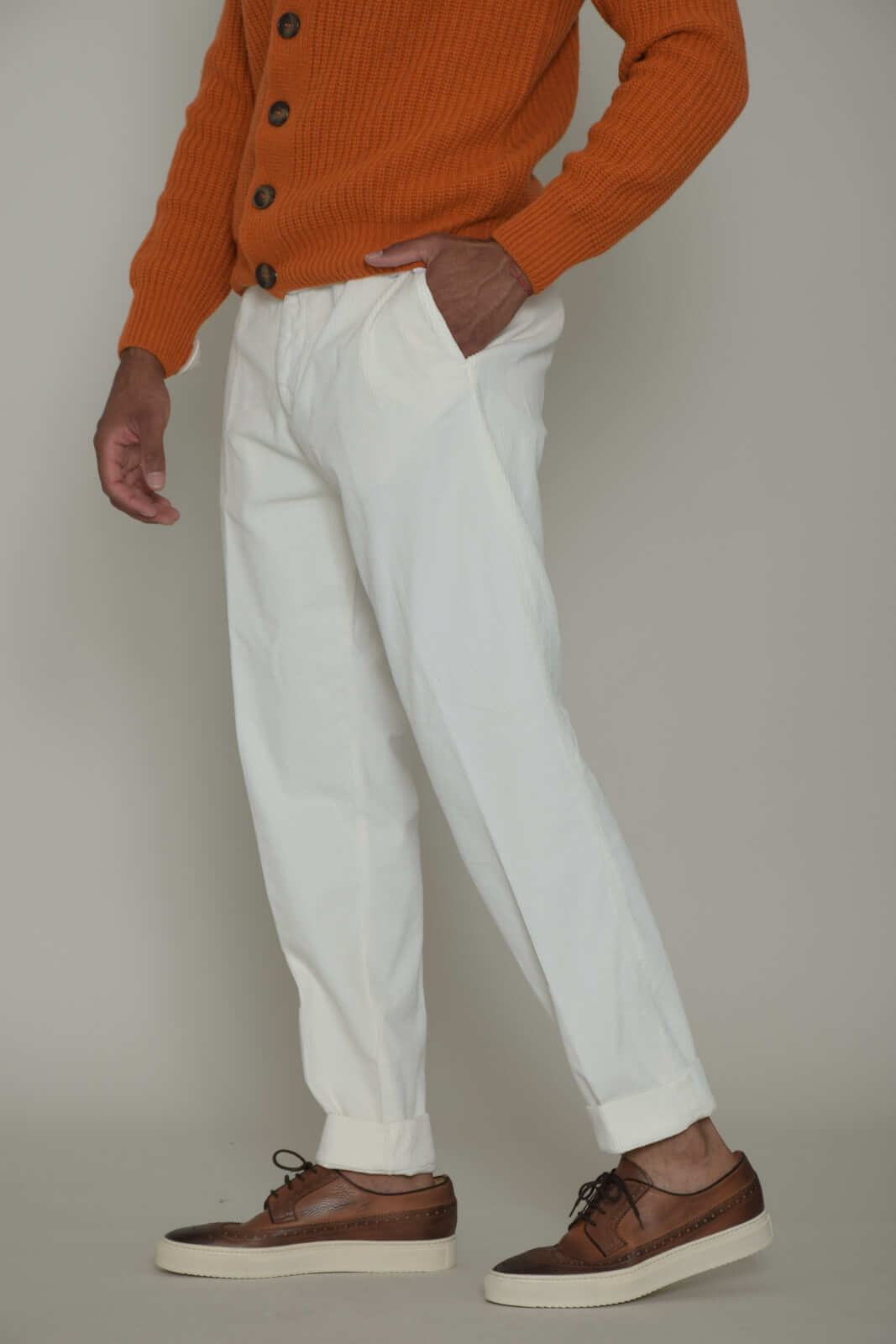 Brooksfield Men's Corduroy Ribbed Trousers
