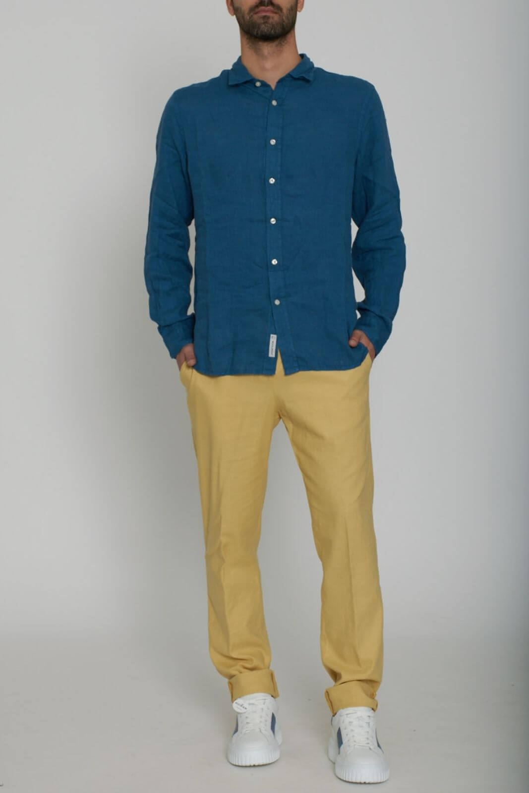 Brooksfield Men's Button-Up Trousers
