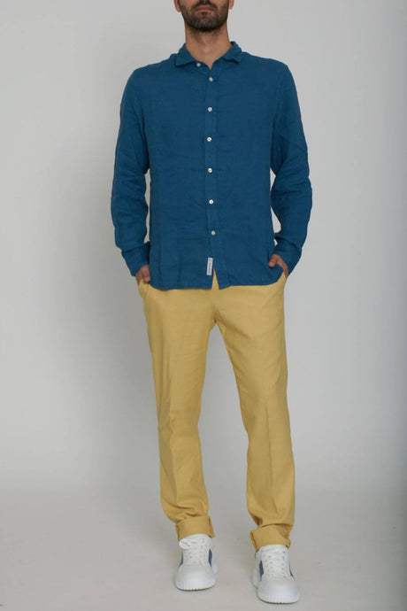 Brooksfield Pantaloni Uomo con chiusura a bottoni