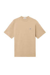 Camiseta de hombre Stone Island de jersey de algodón orgánico peinado