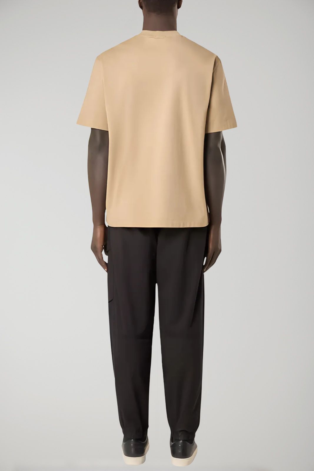 Camiseta de hombre Stone Island de jersey de algodón orgánico peinado