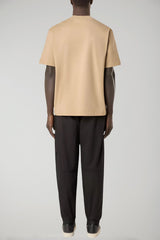 Camiseta de hombre Stone Island de jersey de algodón orgánico peinado