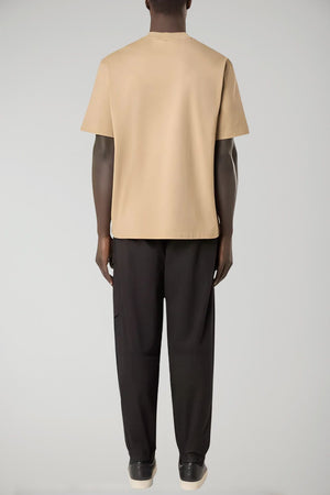 Camiseta de hombre Stone Island de jersey de algodón orgánico peinado