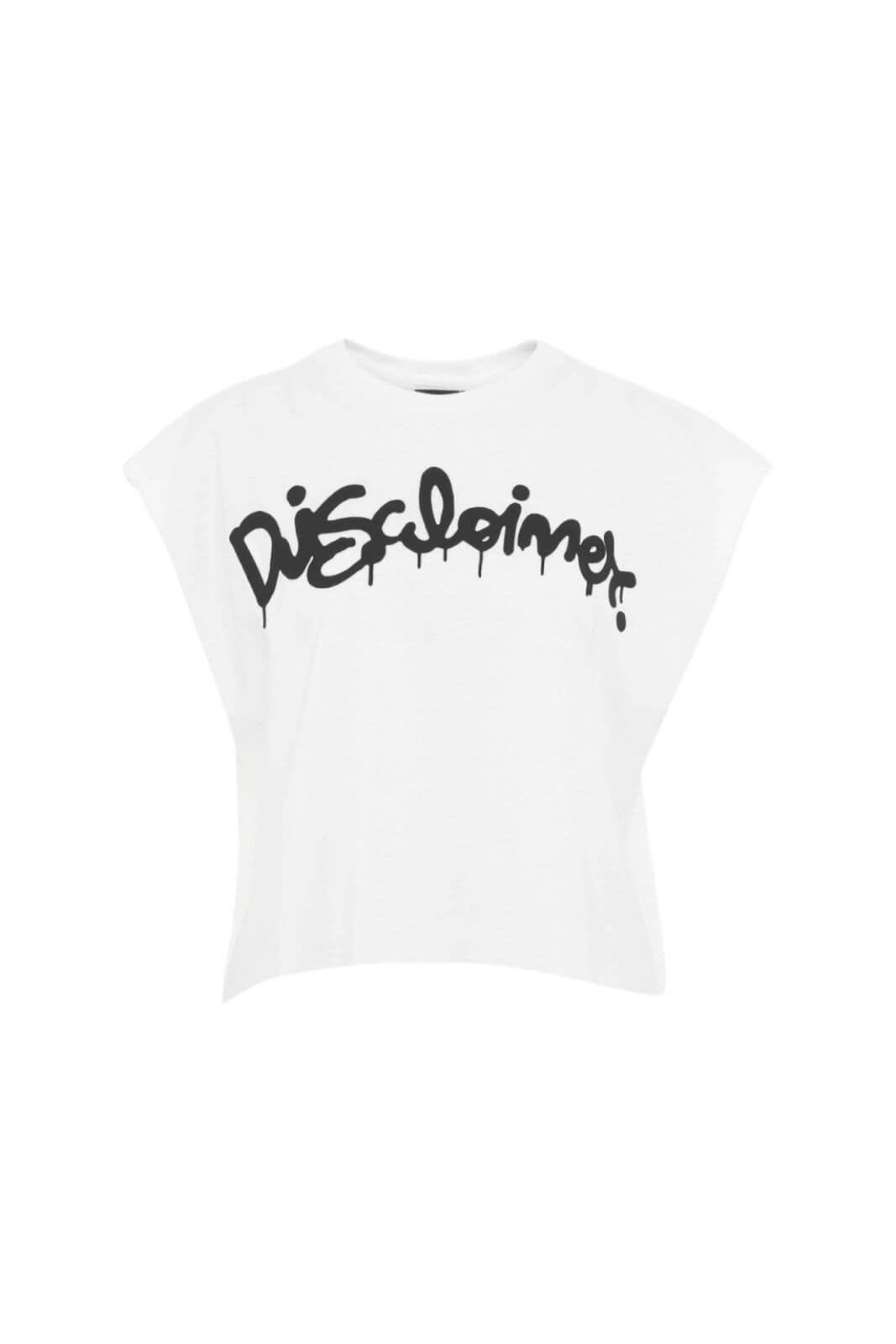 Disclaimer T Shirt donna con logo