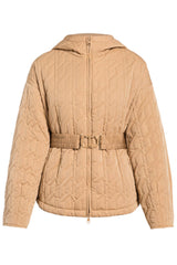 Twinset Quilted Jacket with Belt at the Waist