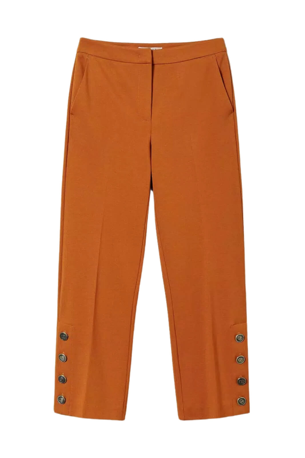 Twinset Women's Cropped Trousers in Milanese Stitch