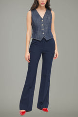 Maryley Pantalone Donna a zampa