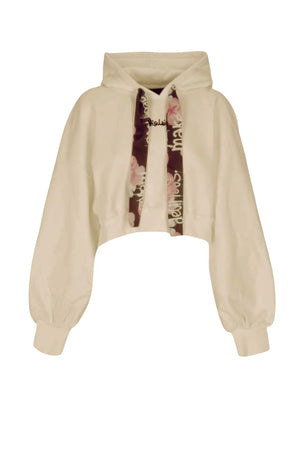 Disclaimer Women's Crop Hoodie