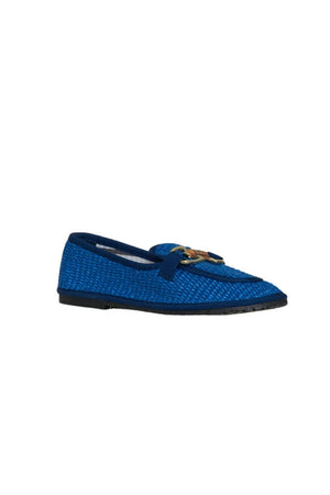 Mocasín de rafia para mujer Le Furlanine