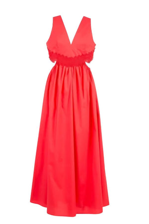 Vestido de mujer Twinset Milano con encaje y abertura