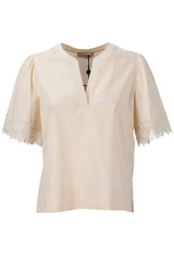 Twinset Milano blusa donna con dettaglio in pizzo