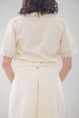 Twinset Milano blusa donna con dettaglio in pizzo