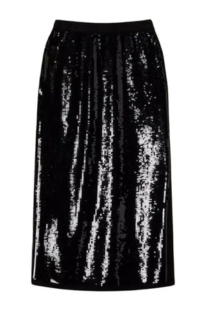 Twinset Milano gonna donna longuette con paillettes