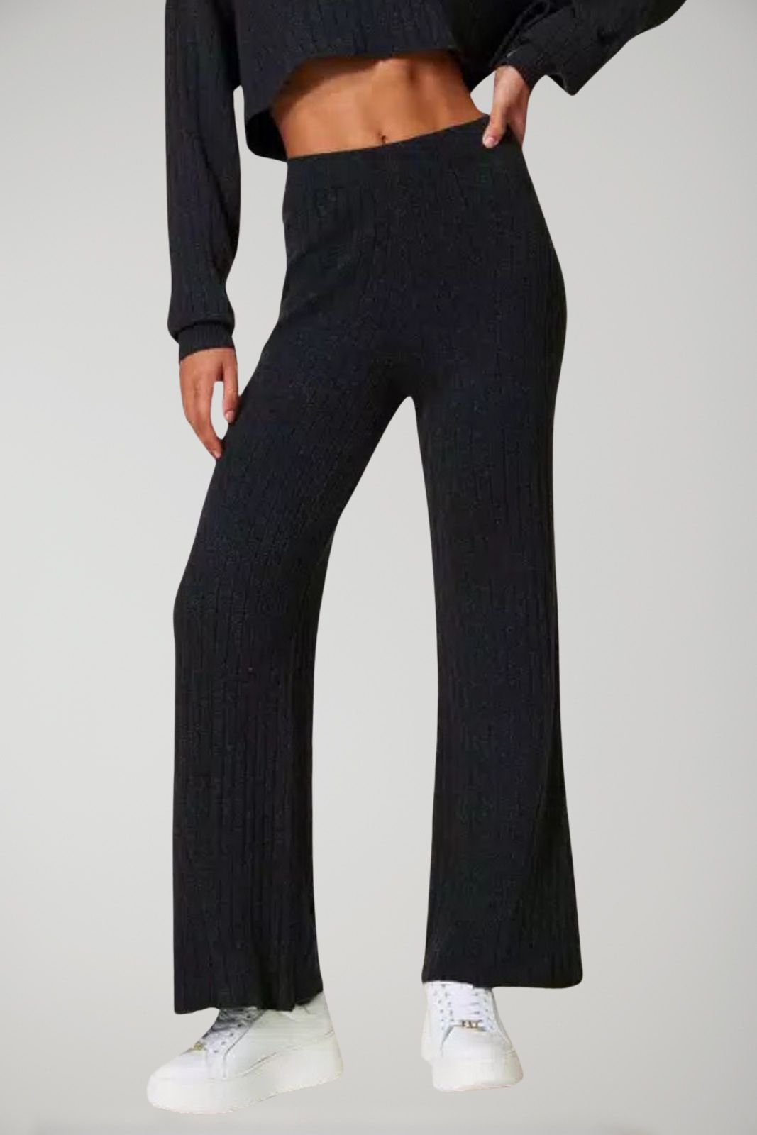 Twinset Milano women's knitted palazzo trousers