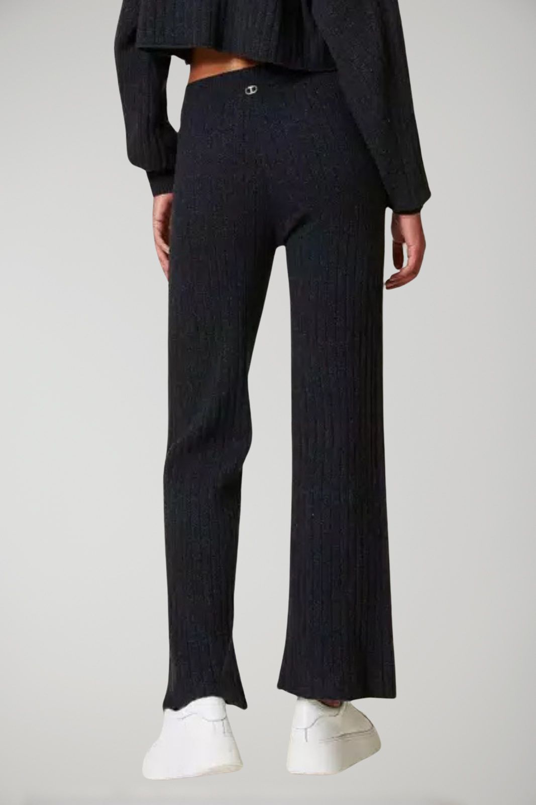 Twinset Milano women's knitted palazzo trousers