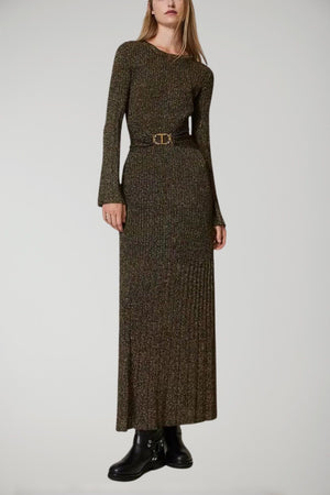 Vestido largo de punto para mujer Twinset Milano