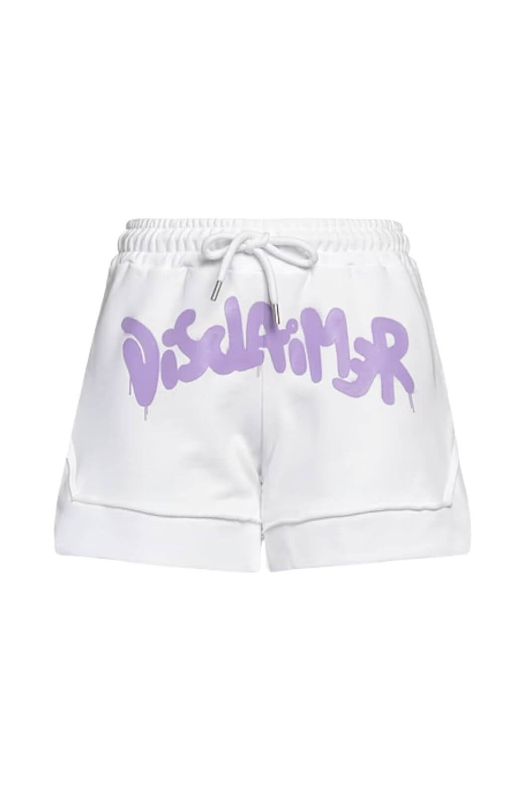 Disclaimer Women's Shorts with Spray-Effect Logo